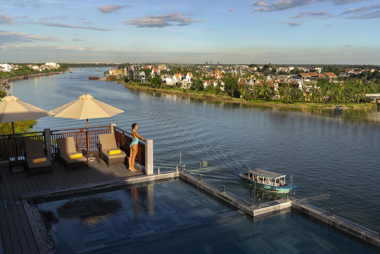فندق وسبا ليتل ريفر سايد هوي آن – إيه ليتل بوتيك لوكس هوي ان المظهر الخارجي الصورة View of the lagoon from the hotel
