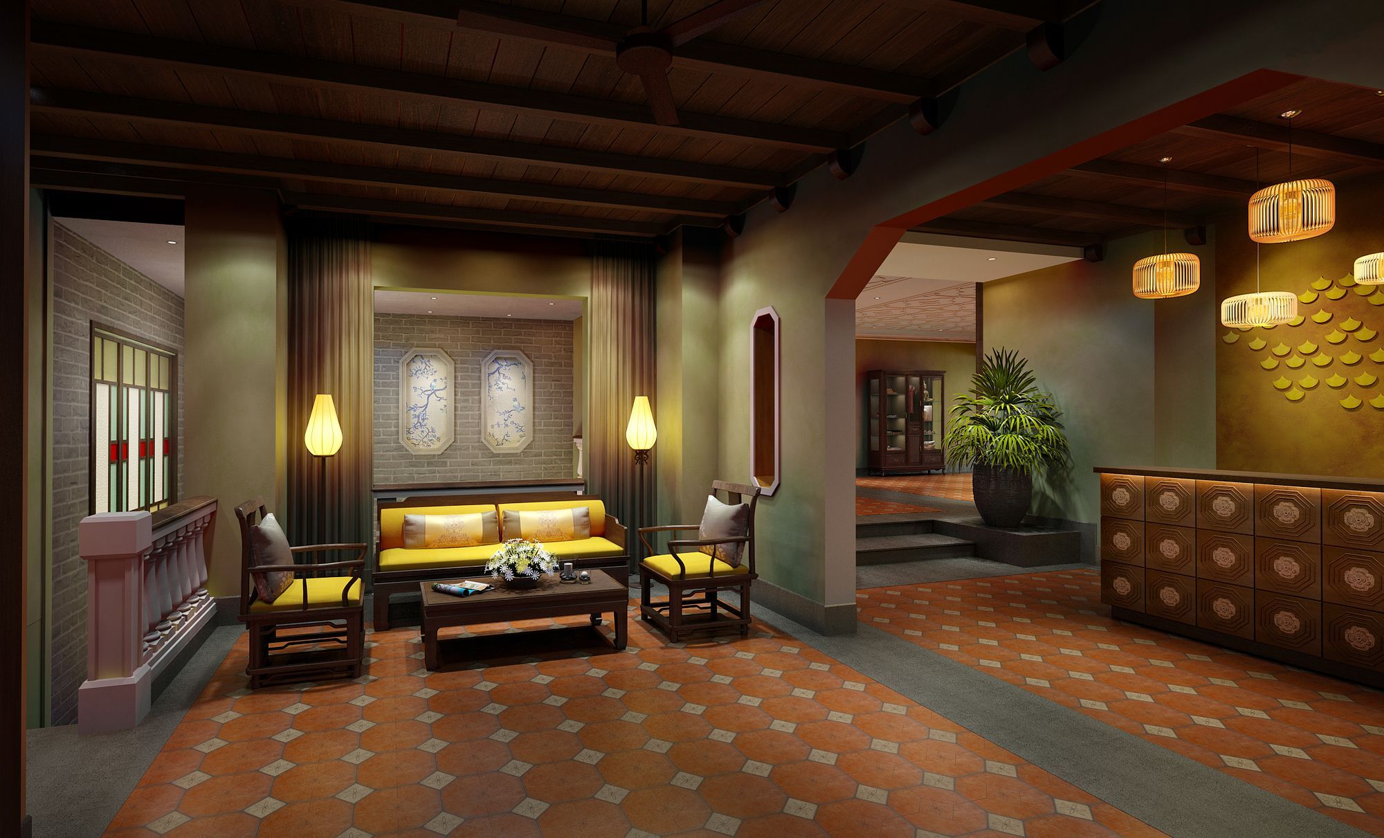 فندق وسبا ليتل ريفر سايد هوي آن – إيه ليتل بوتيك لوكس هوي ان المظهر الخارجي الصورة Interior of the hotel
