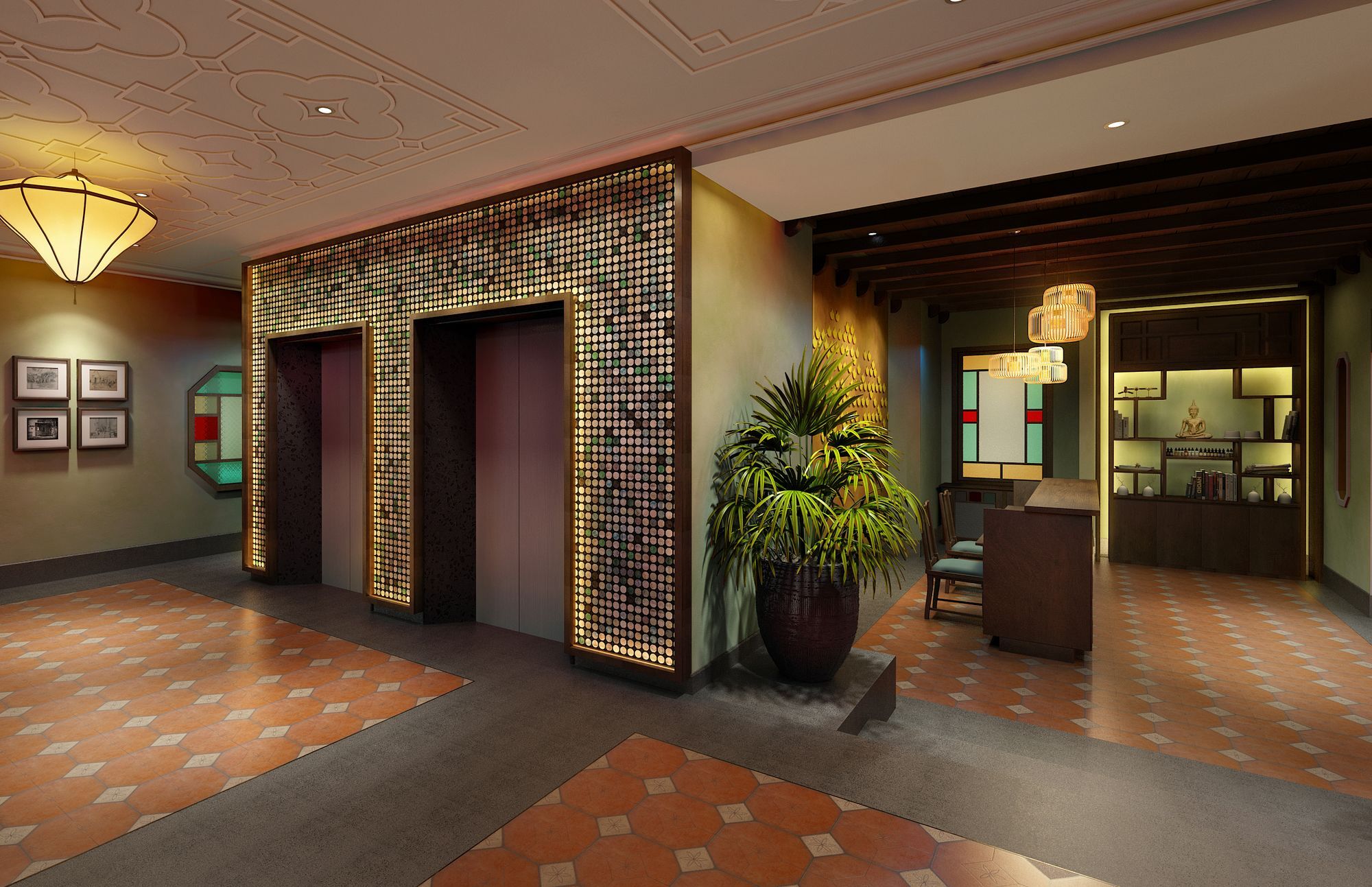 فندق وسبا ليتل ريفر سايد هوي آن – إيه ليتل بوتيك لوكس هوي ان المظهر الخارجي الصورة The lobby of the hotel