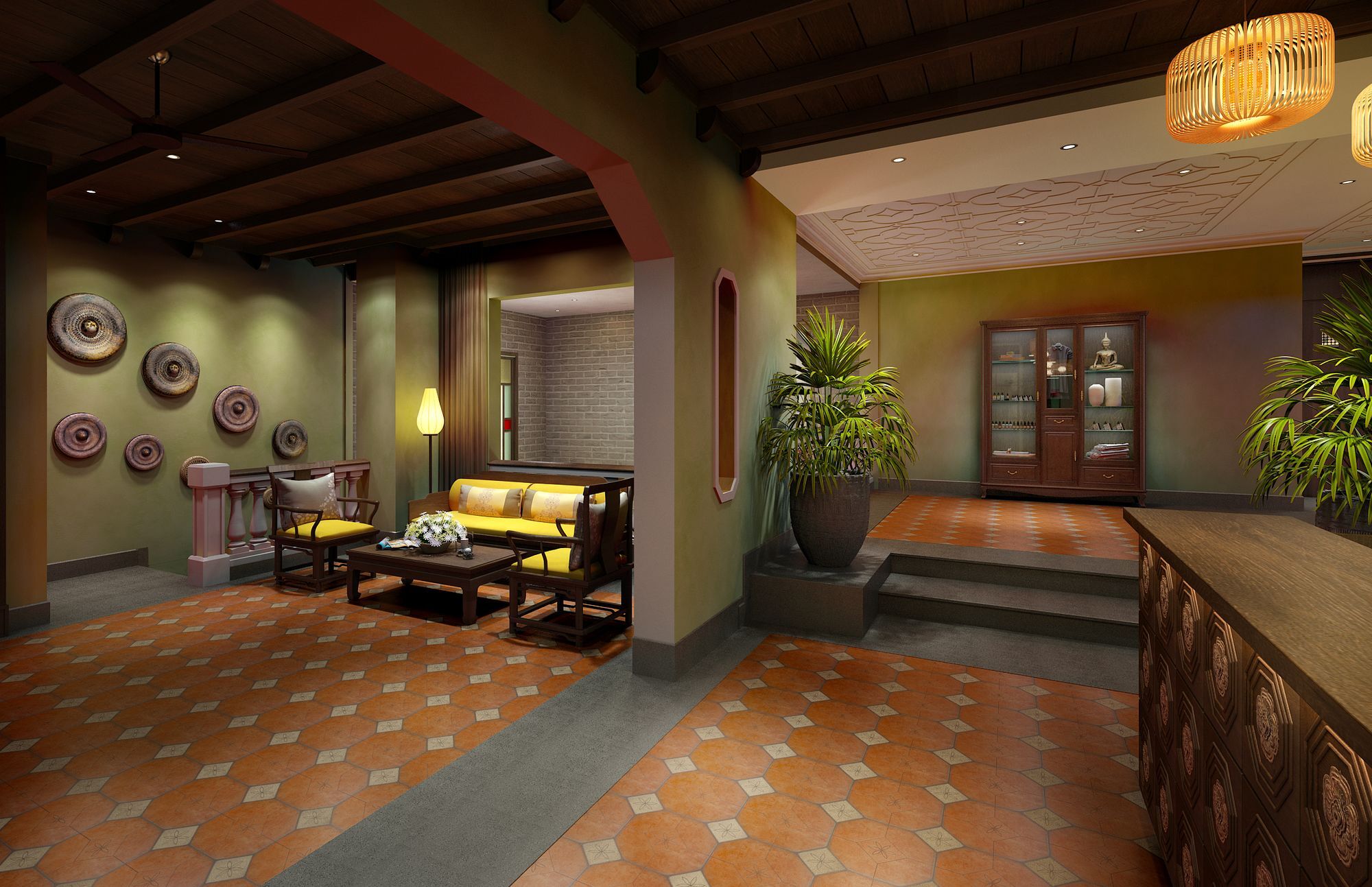 فندق وسبا ليتل ريفر سايد هوي آن – إيه ليتل بوتيك لوكس هوي ان المظهر الخارجي الصورة Interior of the hotel